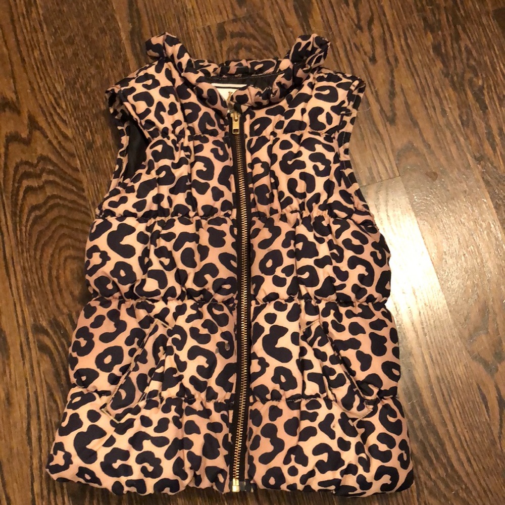 Gymboree Leopard Puffer Vest